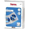 Hama Double DVD Jewel Case Slim 5 transparent 2 dischi Trasparente