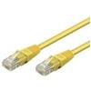 Wentronic Cavo patch Wentronic Goobay CAT 6 U/UTP giallo 20 m - miscela di rame CCA (68403