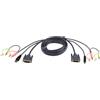 ATEN Cavo KVM USB DVI-D Single Link - 3 m