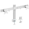 INLINE - kit di montaggio - per 2 display LCD - plastica alluminio acciaio - Fin