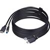 StarTech.com Cavo KVM HDMI e USB 5Gbps da 3m, Cavo Combinato HDMI 2.0 4K 60Hz e