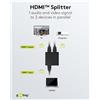 Goobay Splitter HDMI da 1 a 2 (4K a 30 Hz) nero divide 1 segnale di ingresso HDMI in 2