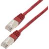 SQP Cavo RJ45 SFTP rosso CAT6 - 15 Mt termosaldato