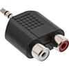 InLine Adattatore audio InLine - Spina jack stereo da 3,5 mm a 1x presa RCA segnale des