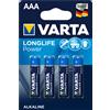 Varta Longlife Power AAA Batteria monouso Mini Stilo AAA Alcalino