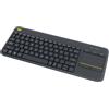 Logitech K400 Plus Tv tastiera RF Wireless QWERTY Nordic Nero