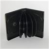 OEM 50 Custodie DVD Box 10 Posti + 4 Inserti 33mm per CD/DVD Nero 555381