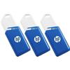 HP Inc HP X755W PACK x3 unità flash USB 128 GB USB tipo A 3.2 Gen 1 (3.1 Gen 1) Blu, Bi
