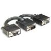 Manhattan 304559 cavo VGA 0,015 m VGA [D-Sub] 2 x VGA [D-Sub] Nero (SVGA Y CABLE