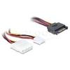 Delock Zum Anschluss fr 1x IDE HDD und 1x Floppy Laufwerk Anschlsse 15 Pin SATA Power