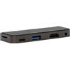 EXSYS Mini docking station USB C 5in1 per notebook, MacBook, tablet