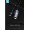 DEVIA Cavo Adattatore Serie Storm da HDMI a Tipo-C Nero