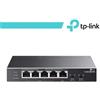 TP-Link 5-Porte Gigabit Desktop PoE Switch con 1-Port PoE In e 4-Port PoEOut