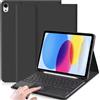 Tastiera per Ipad A16 2025 11 Pollici/10 Generazione 10.9" 2022, Cover Ipad 10 G