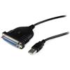 STARTECH Cavo adattatore stampante usb a parallela db25 - 1,80 m - m/f