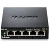 D-Link Switch 5 porte RJ-45 Velocità di trasferimento 10/100/1000 Mbps DGS-105