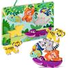 Ravensburger 4872 Play+ Puzzle Magnetico in Legno: Giungla, Puzzle i Cnfl