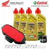 CASTROL - HIFLO KIT TAGLIANDO HONDA INTEGRA 700 2011-2014 OLIO CASTROL POWER 1 4T 10W30 FILTRI