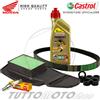 CASTROL - NGK - BANDO KIT TAGLIANDO OLIO CASTROL 10W30 FILTRO CANDELA CINGHIA RULLI HONDA PCX 125 2012