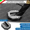 ESL PIASTRA DI ESTENSIONE CAVALLETTO LATERALE IN METALLO GRIGIO VESPA 50 ET2