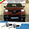 ELM KIT FULL LED H1 CANBUS 360° RENAULT CAPTUR LENTICOLARE 9600 LUMEN 6000K BIANCO