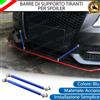 ESL 2 X BARRE SUPPORTO TIRANTI BLU PARAURTI SPOILER PER HONDA INSIGHT