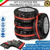 ESL SET 4 CUSTODIE BORSE PER PNEUMATICI PER SMART SMART 3 PER CERCHI DA 13" A 18"