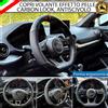 ESL COPRIVOLANTE EFFETTO PELLE CARBON LOOK PER NISSAN QASHQAI J11 BASE PIATTA