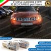 ESSELLEPARTS COPPIA LAMPADE FRECCE LED ANTERIORI PER NISSAN MURANO MK1 P21W CANBUS