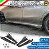 ESL 4 X FLAP SPLITTER SPOILER MINIGONNE LATERALI CARBON LOOK PER SEAT LEON 4 KL
