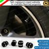 COPRIVALVOLA PNEUMATICI TAPPI VALVOLA PER MERCEDES CLASSE T ARGENTATI E NERI