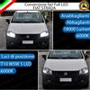 ELM CONVERSIONE FARI FULL LED FIAT STRADA 6000K LED CANBUS + LUCI DI POSIZIONE