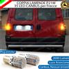 ESSELLEPARTS COPPIA LAMPADE FRECCE LED POSTERIORI FIAT SCUDO MK1 P21W CANBUS ARANCIONE