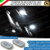 ESL COPPIA PLACCHETTE LED ALETTE PARASOLE PER PEUGEOT 308 II 6000K BIANCO