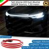 ESL STRISCA STRIP LED LUCI DIURNE POSIZIONE DRL 6000K BIANCO PER PEUGEOT 2008 MK2