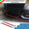 2 X BARRE SUPPORTO TIRANTI ROSSI PARAURTI SPOILER PER JAGUAR F-PACE