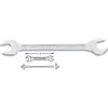 Hazet Chiavita a doppia fine a doppia fine 450n 30x32mm L.303,4mm cromato.