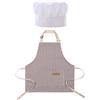FDGGT 1 Grembiule per Bambini E 1 Cappello da Cuoco per Bambini,
