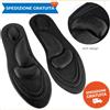 Solette Ortopediche Sportive 4D in Memory Foam | Supporto Arco per Piedi Piatti
