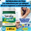 4 SPIRULINA ULTRA per dimagrire dimagrante a cosa serve recensioni perdere peso