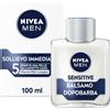 NIVEA MEN Sensitive Balsamo Dopobarba Uomo 100 ml Dopobarba uomo per un sollievo