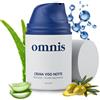 Omnis Uomo Crema Viso idratante con Retinolo Acido Ialuronico Effetto