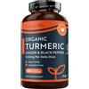 Does not apply Curcuma Bio Con Piperina E Zenzero 1440 Mg - 180 Capsule Vegane (3 Mesi) - Curcu