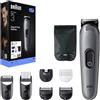 BRAUN HOMECARE BRAUN AIO3540 Tagliacapelli Regolabarba 8in1 Ricaricabile 50 min Autonomia