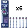 Oral-B 6 Testine di Ricambio Originali Spazzolino 3D White