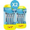 Gillette Venus Oceana Rasoio Donna 3 Lamette di Ricambio 1 Gratis (da 3 Lame)