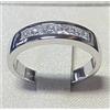 ANELLO FEDINA ORO BIANCO 18kt. CON DIAMANTI NATURALI TAGLIO PRINCESS e GARANZIA