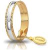 UNOAERRE Fedina unisex Unoaerre ANEMONE Oro 18KT Anello Promessa San Valentino