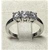 CARLO RASPAGNI ANELLO TRILOGY ORO 18 kt. E DIAMANTI NATURALI TAGLIO BRILLANTE ct. 0,65 F VVS2