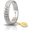 UNOAERRE Fedina unisex Unoaerre BUCANEVE Oro 18KT Anello Promessa San Valentino